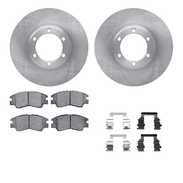 1987-1989 Dodge Raider Disc Brake Kit - Front (Dynamic Friction)