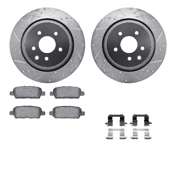 2008-2013 INFINITI G37 Disc Brake Kit - Rear (Dynamic Friction)