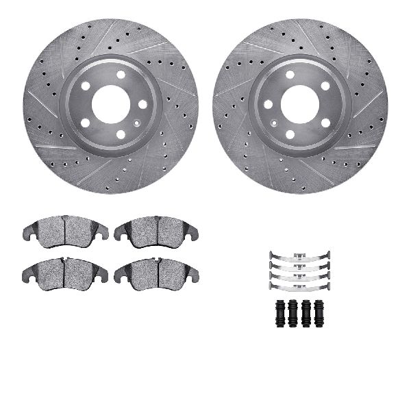 2012-2013 Audi A6 Disc Brake Kit - Front (Dynamic Friction)