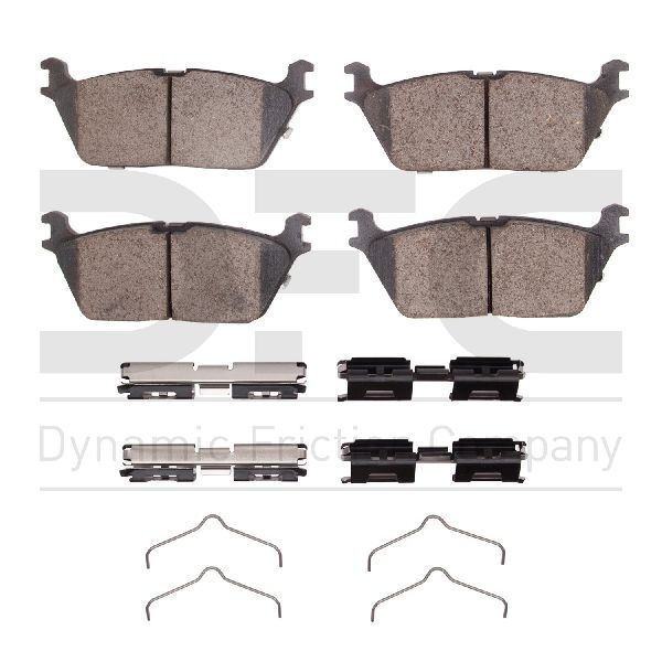2022-2024 Jeep Wagoneer Disc Brake Pad Set - Rear (Dynamic Friction)