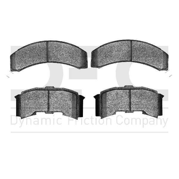 1984-1987 Pontiac Fiero Disc Brake Pad Set - Front (Dynamic Friction)