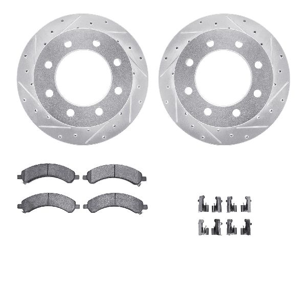 2003-2008 GMC Savana 3500 Disc Brake Kit - Rear (Dynamic Friction)