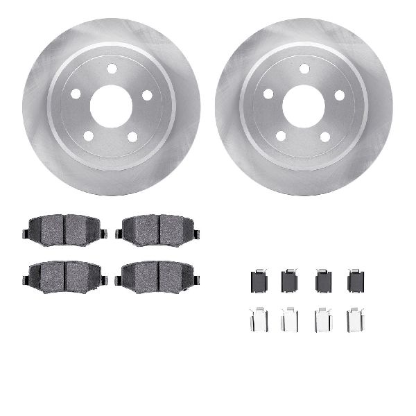 2007-2018 Jeep Wrangler Disc Brake Kit - Rear (Dynamic Friction)