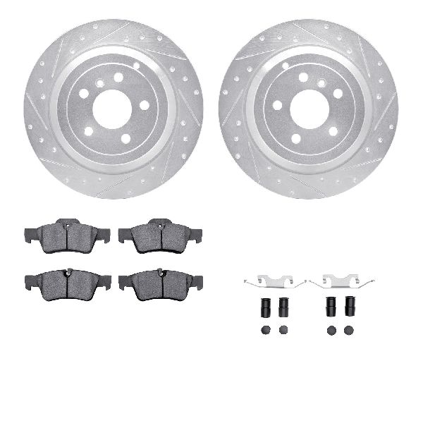 2006-2011 Mercedes-Benz ML350 Disc Brake Kit - Rear (Dynamic Friction)