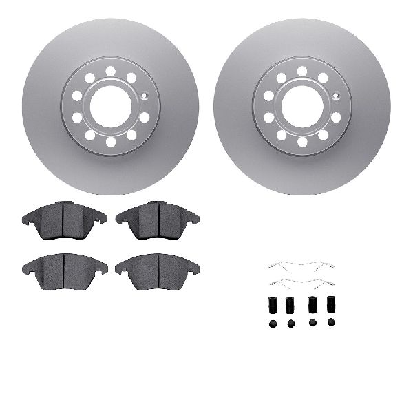 2011-2018 Volkswagen Jetta Disc Brake Kit - Front (Dynamic Friction)