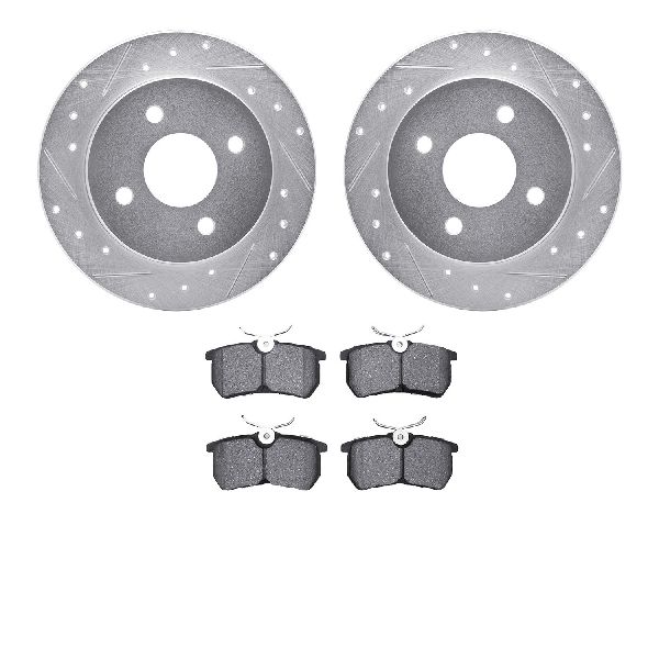 2014-2019 Ford Fiesta Disc Brake Kit - Rear (Dynamic Friction)