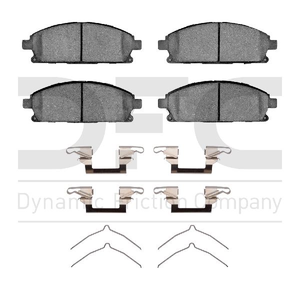 1997-2001 INFINITI Q45 Disc Brake Pad Set - Front (Dynamic Friction)