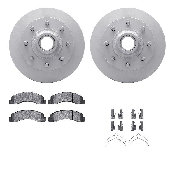 2000-2002 Ford Excursion Disc Brake Kit - Front (Dynamic Friction)