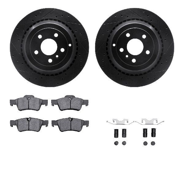 2008-2011 Mercedes-Benz ML350 Disc Brake Kit - Rear (Dynamic Friction)