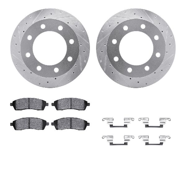 2000-2005 Ford Excursion Disc Brake Kit - Rear (Dynamic Friction)