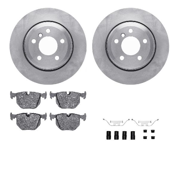 2004-2010 BMW X3 Disc Brake Kit - Rear (Dynamic Friction)