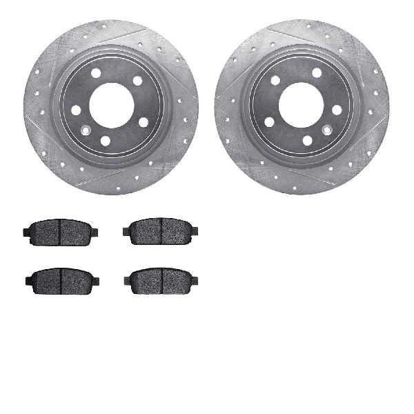 2014-2015 Chevrolet Cruze Disc Brake Kit - Rear (Dynamic Friction)