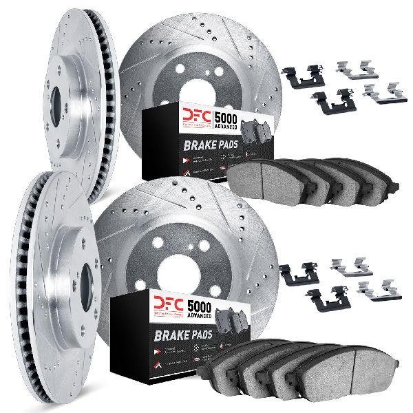 2006-2010 Dodge Ram 1500 Disc Brake Kit - Front and Rear (Dynamic Friction)