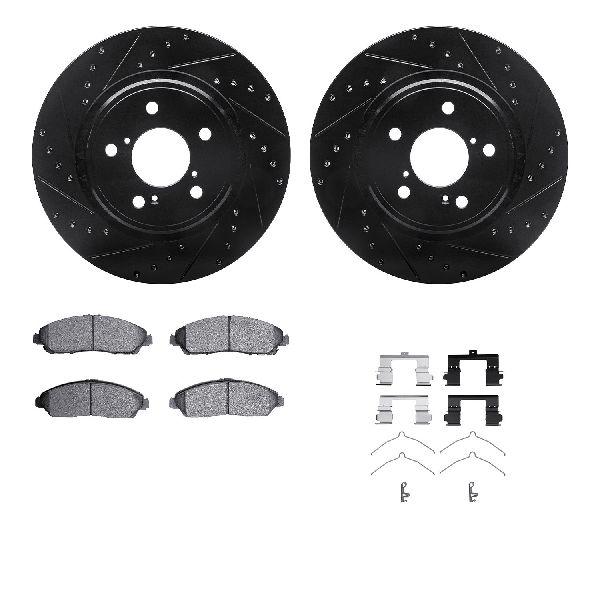 2016-2022 Honda Pilot Disc Brake Kit - Front (Dynamic Friction)