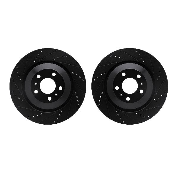 2007-2009 Audi S8 Disc Brake Rotor Set - Rear (Dynamic Friction)