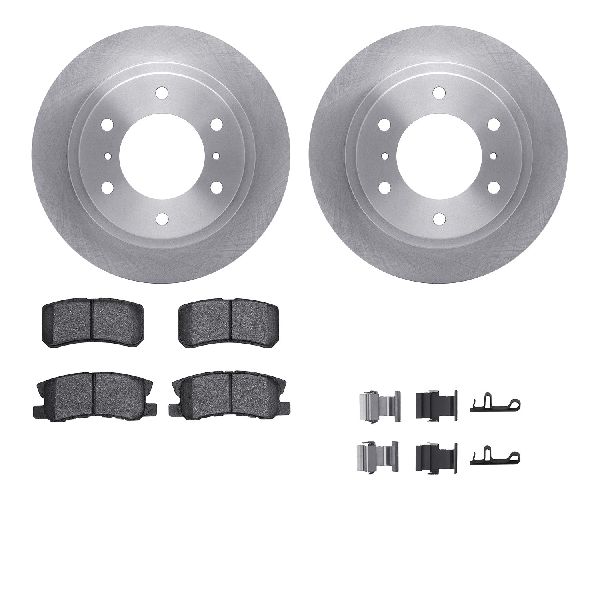 2000-2006 Mitsubishi Montero Disc Brake Kit - Rear (Dynamic Friction)