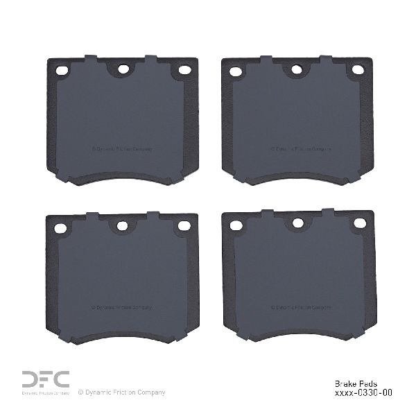 1970-1977 Mercury Capri Disc Brake Pad Set - Front (Dynamic Friction)