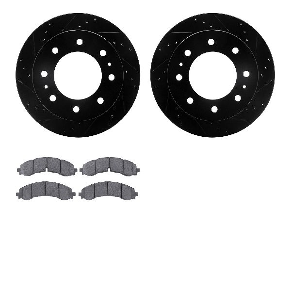 2020-2022 GMC Sierra 2500 HD Disc Brake Kit - Rear (Dynamic Friction)