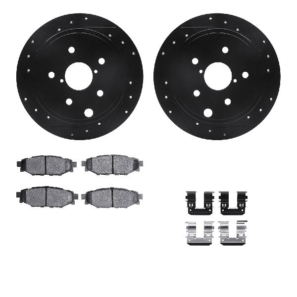 2015-2021 Subaru WRX Disc Brake Kit - Rear (Dynamic Friction)