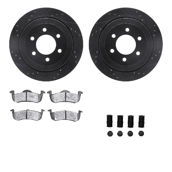 2013-2017 Lincoln Navigator Disc Brake Kit - Rear (Dynamic Friction)