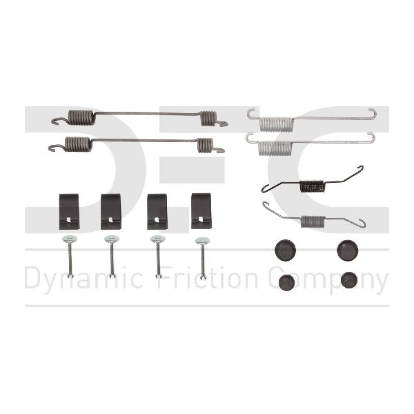 2012-2018 Ford Focus Drum Brake Hardware Kit - Rear (Dynamic Friction)