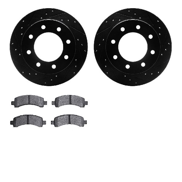2005-2020 GMC Savana 3500 Disc Brake Kit - Rear (Dynamic Friction)