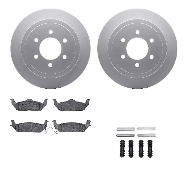 2010-2011 Lincoln Mark LT Disc Brake Kit - Rear (Dynamic Friction)