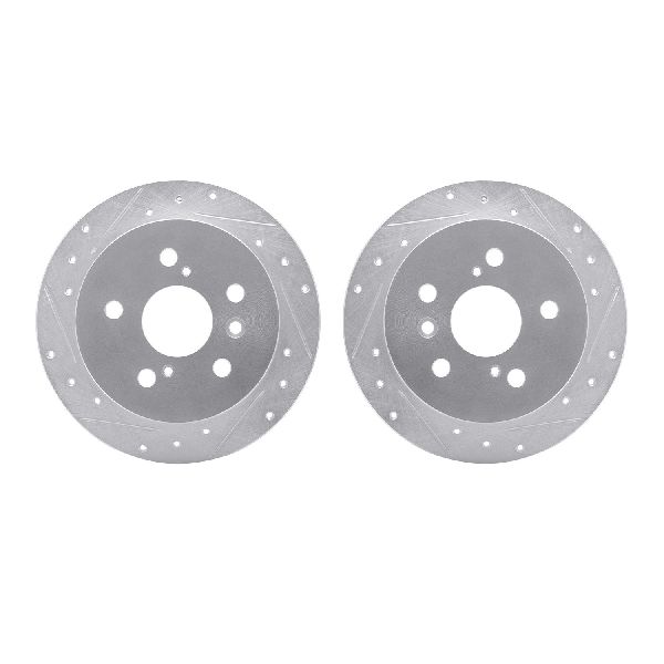 2002-2006 Toyota Camry Disc Brake Rotor Set - Rear (Dynamic Friction)