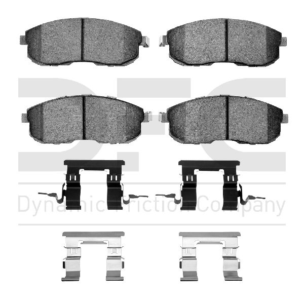 2007-2012 Nissan Sentra Disc Brake Pad Set - Front (Dynamic Friction)