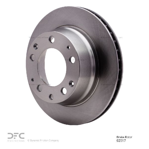 1984-1989 Porsche 911 Disc Brake Rotor - Rear (Dynamic Friction)