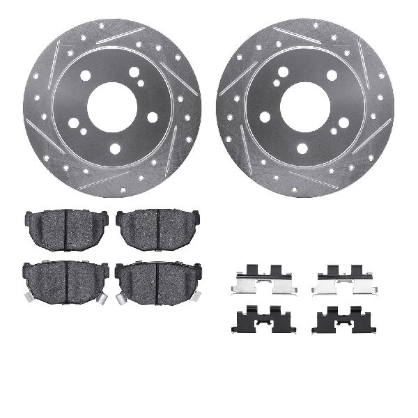 1994-1998 Nissan 240SX Disc Brake Kit - Rear (Dynamic Friction)