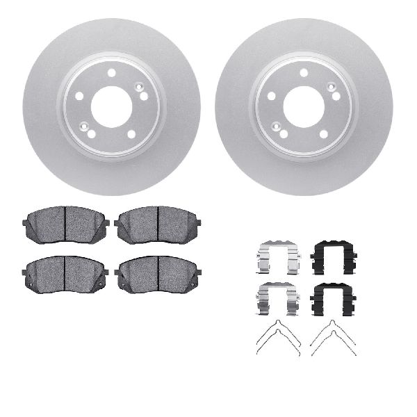 2019-2021 Hyundai Veloster Disc Brake Kit - Front (Dynamic Friction)