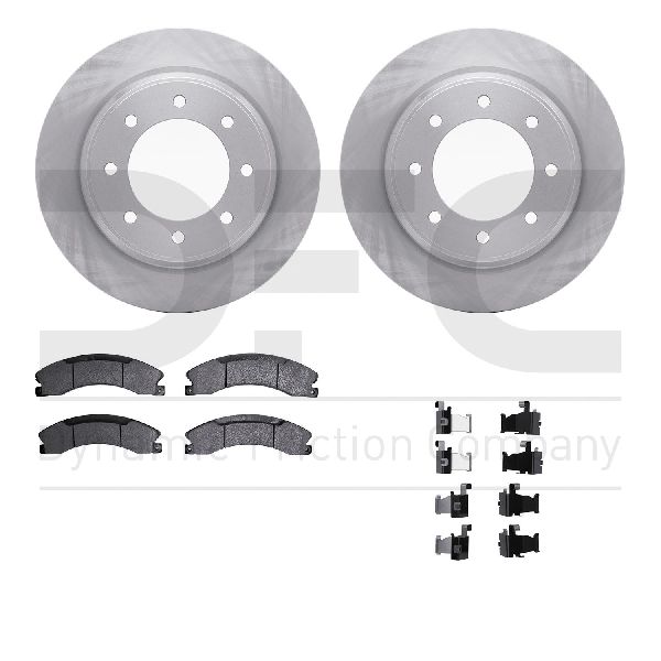 2012-2021 Nissan NV1500 Disc Brake Kit - Rear (Dynamic Friction)