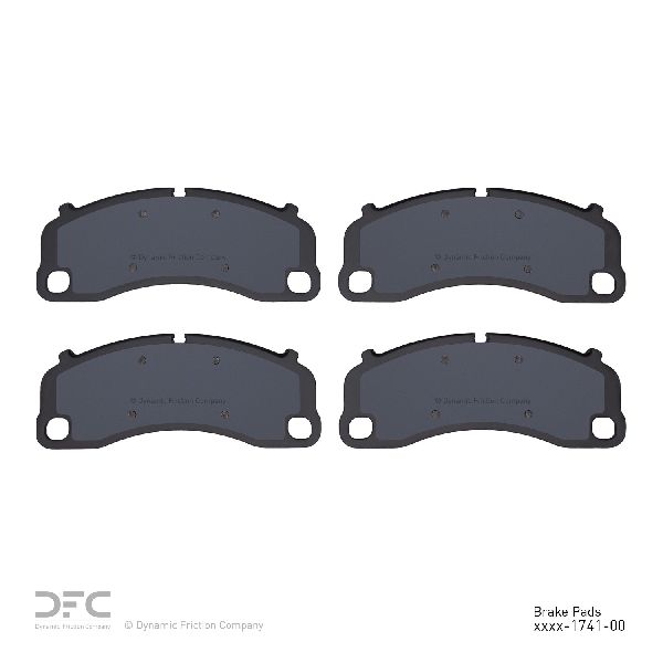 2014-2023 Porsche 911 Disc Brake Pad Set - Front (Dynamic Friction)