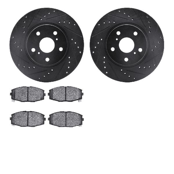 1986-1992 Toyota Supra Disc Brake Kit - Front (Dynamic Friction)