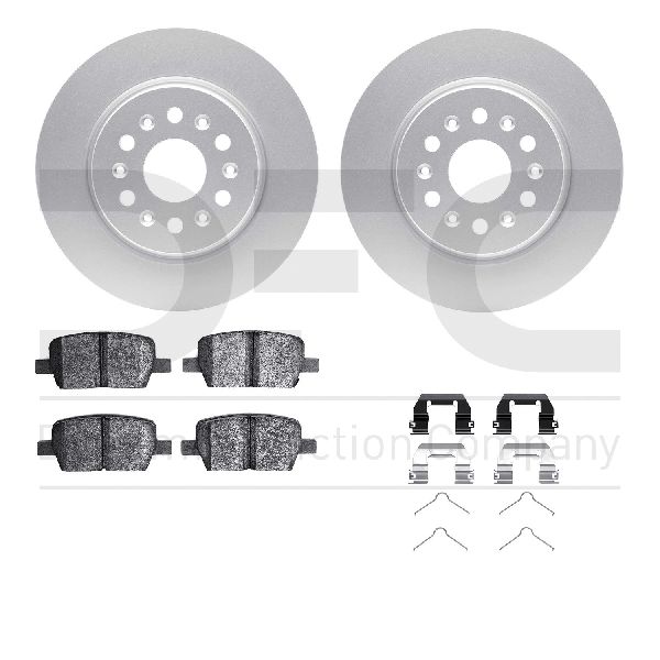 2019-2020 Chevrolet Blazer Disc Brake Kit - Rear (Dynamic Friction)