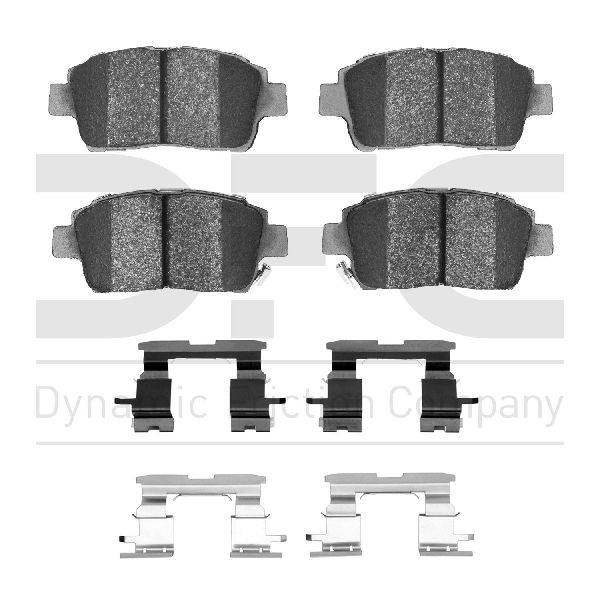 2001-2009 Toyota Prius Disc Brake Pad Set - Front (Dynamic Friction)