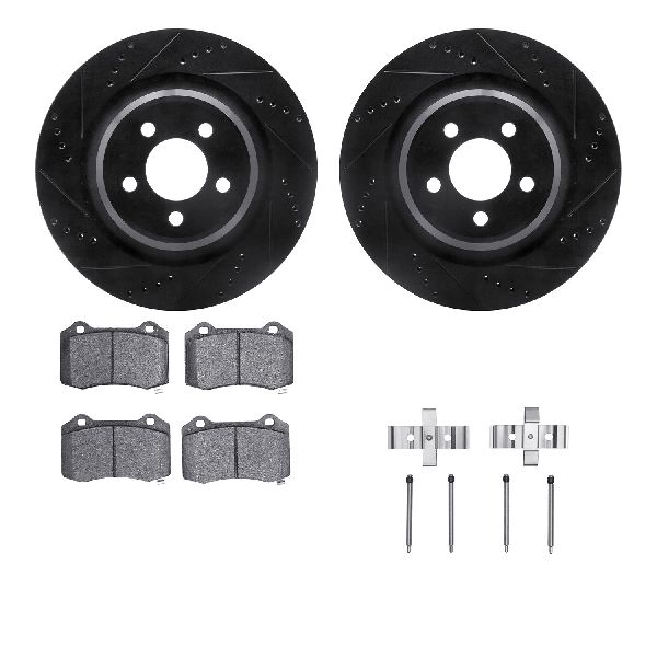 2006-2023 Dodge Charger Disc Brake Kit - Rear (Dynamic Friction)