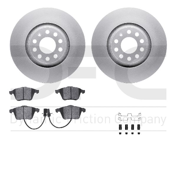 2001-2005 Audi Allroad Quattro Disc Brake Kit - Front (Dynamic Friction)