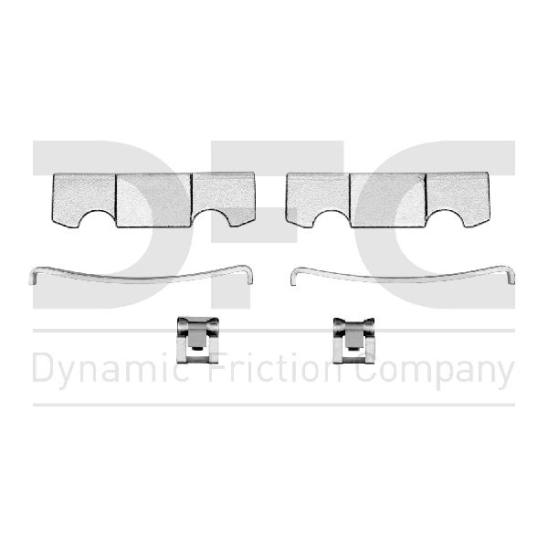 1975-1995 Chevrolet G30 Disc Brake Hardware Kit - Front (Dynamic Friction)