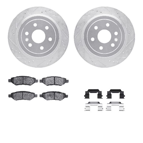 2010-2016 Cadillac SRX Disc Brake Kit - Rear (Dynamic Friction)