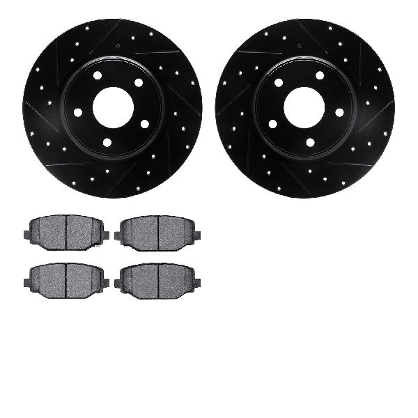 2012-2020 Dodge Journey Disc Brake Kit - Rear (Dynamic Friction)