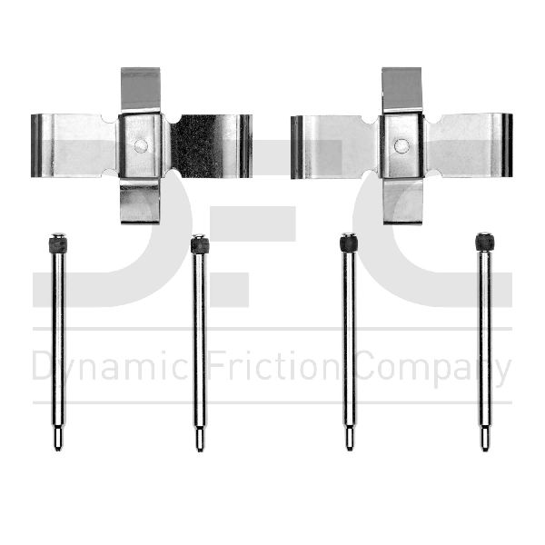 1977-1978 BMW 630CSi Disc Brake Hardware Kit - Front (Dynamic Friction)