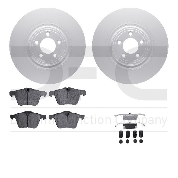 2013-2019 Jaguar XJ Disc Brake Kit - Front (Dynamic Friction)
