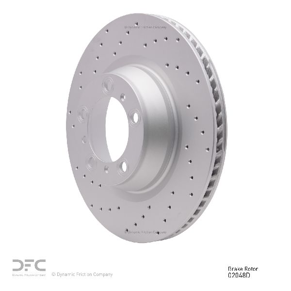 2007-2013 Porsche 911 Disc Brake Rotor - Rear Right (Dynamic Friction)