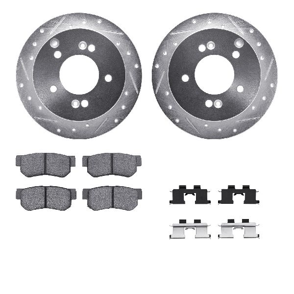 2005-2009 Hyundai Tucson Disc Brake Kit - Rear (Dynamic Friction)
