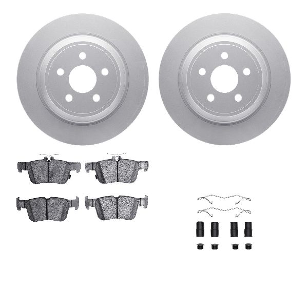 2016-2018 Lincoln MKX Disc Brake Kit - Rear (Dynamic Friction)