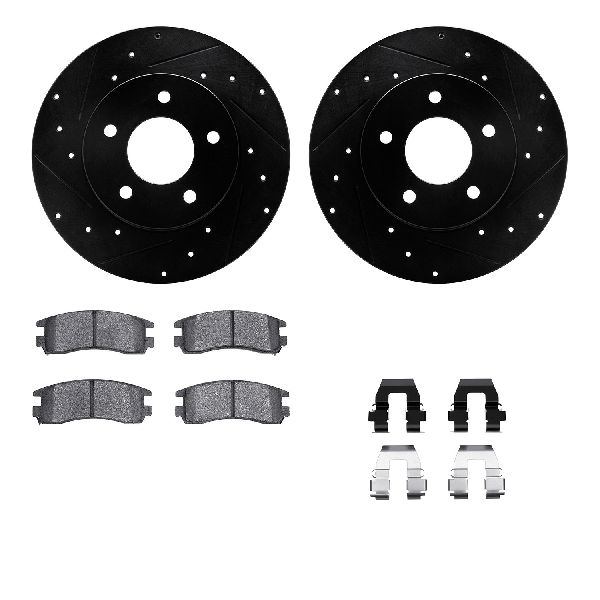 1992-1996 Cadillac Eldorado Disc Brake Kit - Rear (Dynamic Friction)