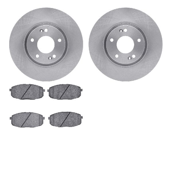 2010-2013 Kia Forte Koup Disc Brake Kit - Front (Dynamic Friction)