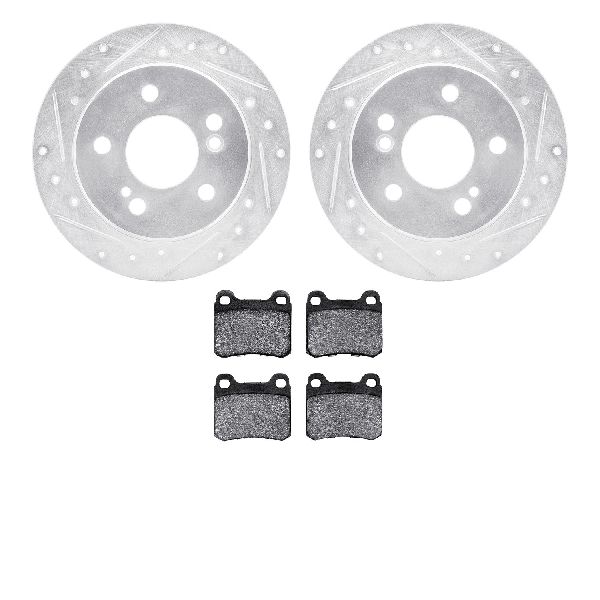 1984-1993 Mercedes-Benz 190E Disc Brake Kit - Rear (Dynamic Friction)